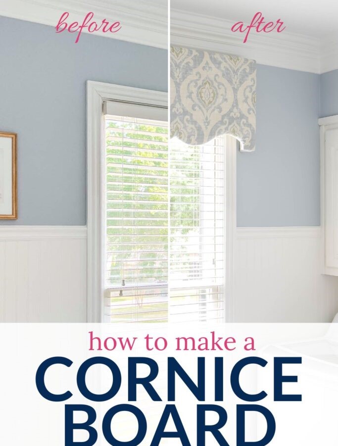 How to make a foam cornice board?