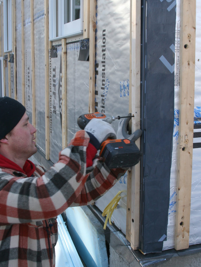 how to install rigid foam board insulation