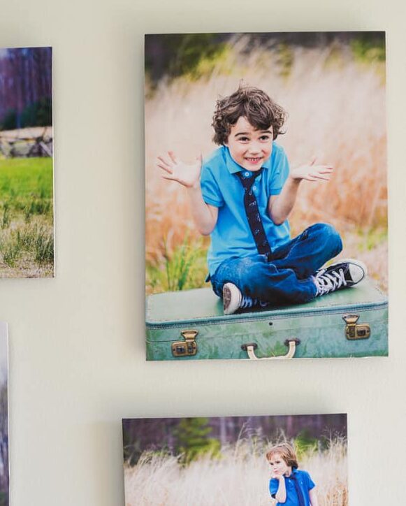 how to put pictures on foam board