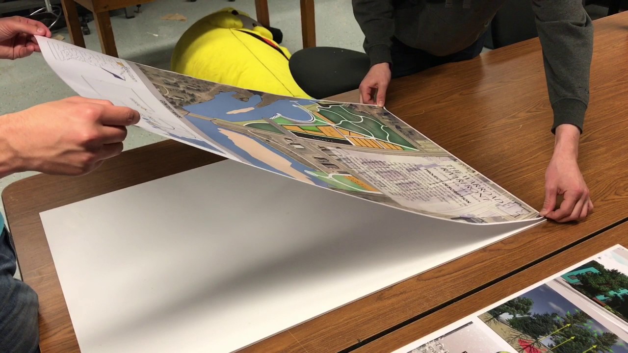 how to mount foam board