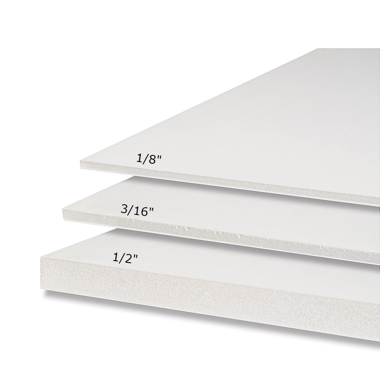 how thick is foam board