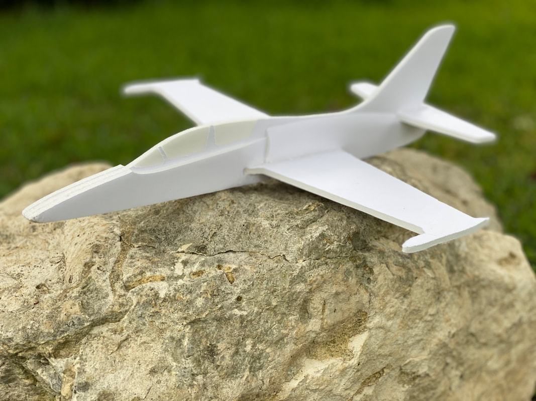 how to make a plane out of foam board