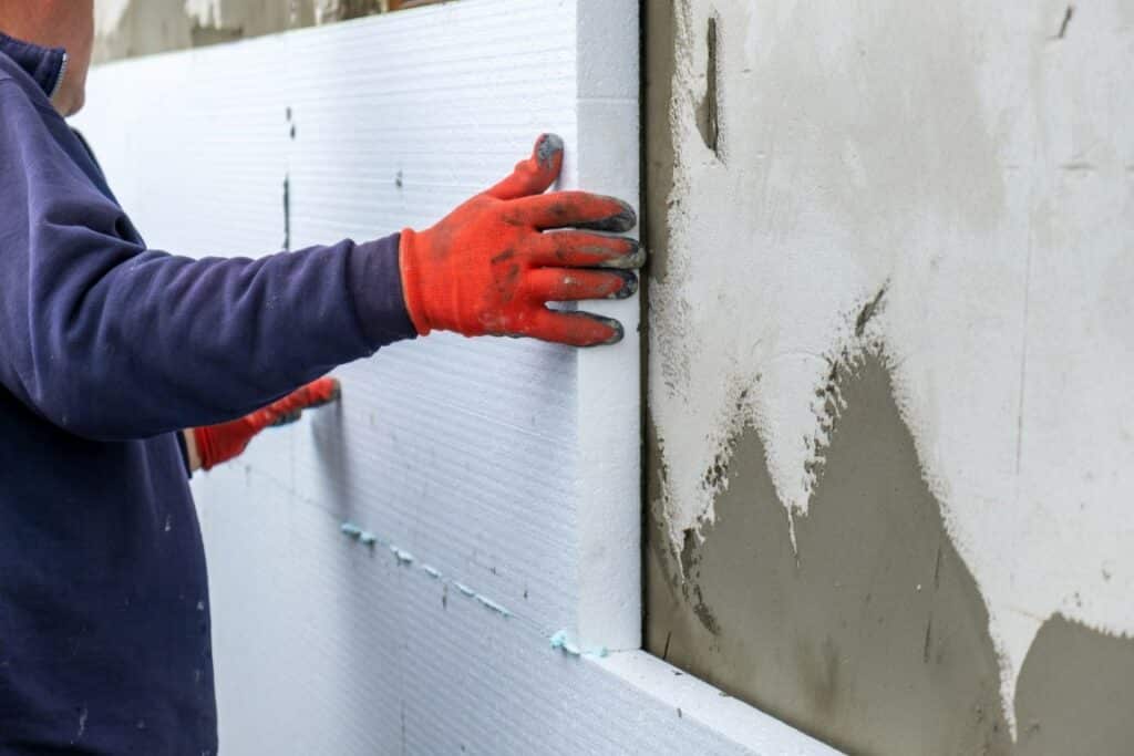 how to attach foam board insulation