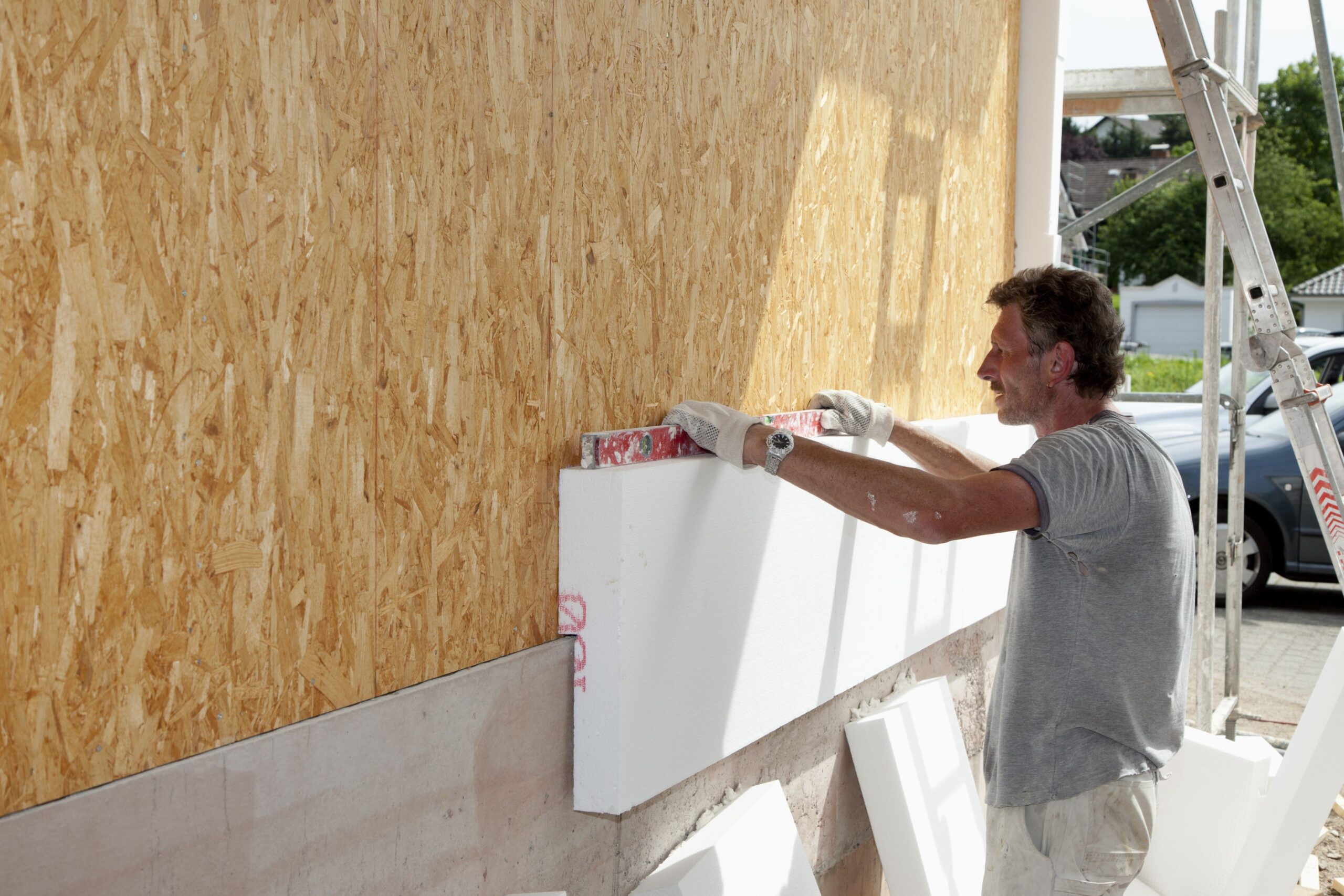 how to attach foam board to wall